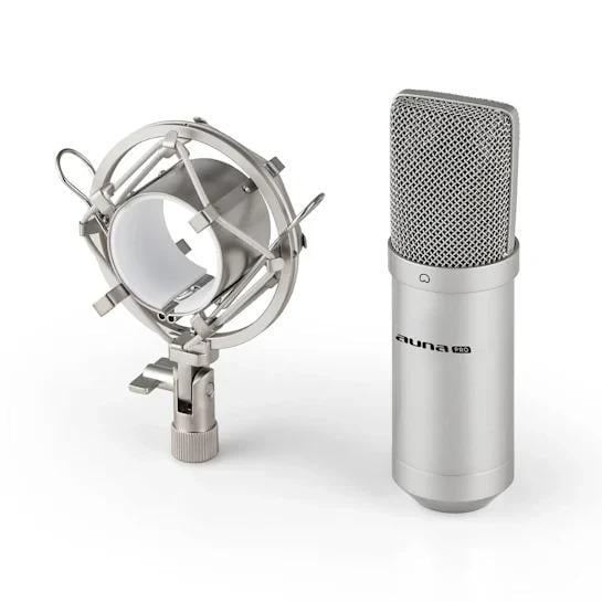Микрофон конденсаторный Auna MIC-900S-LED USB (10028787) - фото 2
