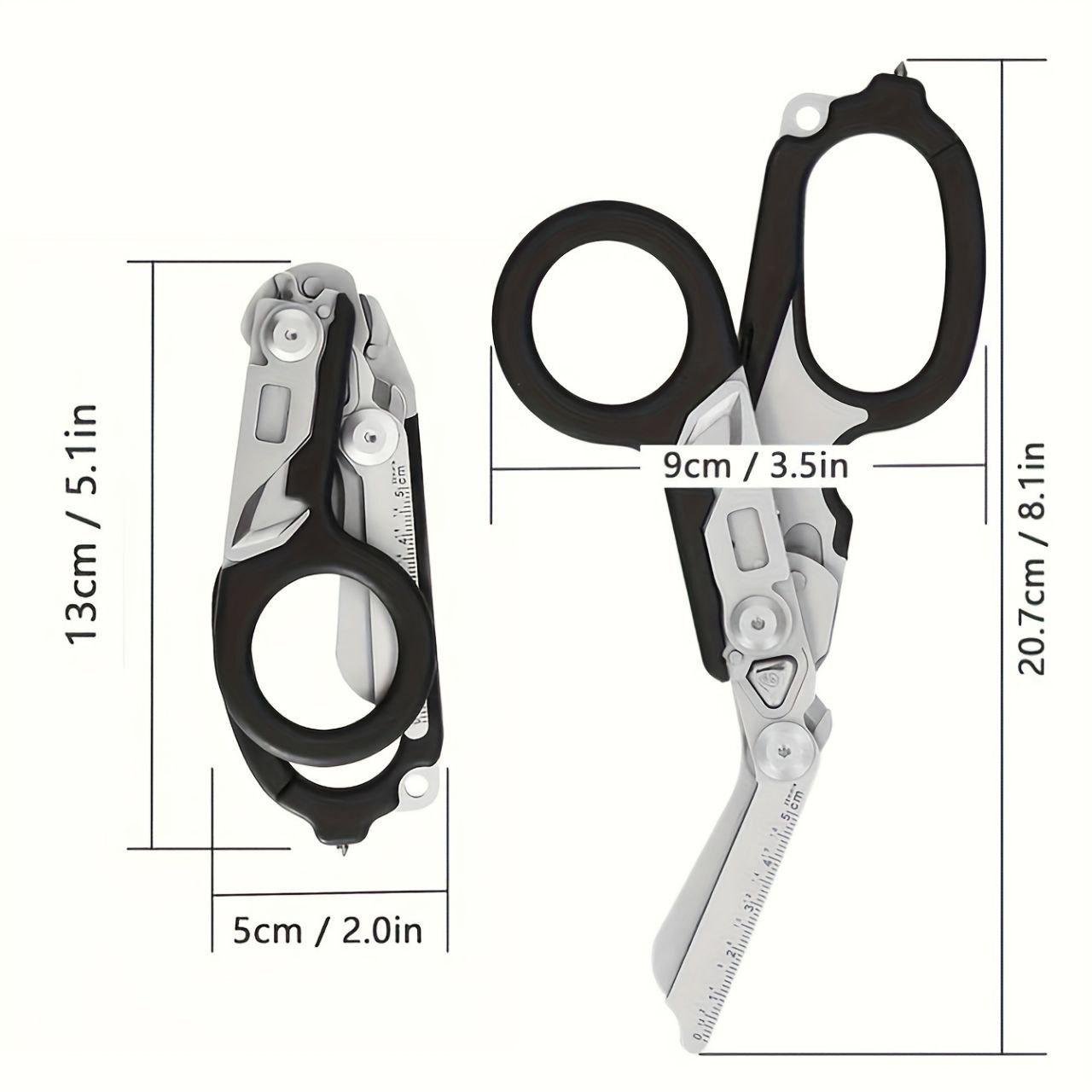 Ножницы военные медицинские Clefers Raptor складные - фото 2 Ножницы военные медицинские Clefers Raptor складные - фото 2