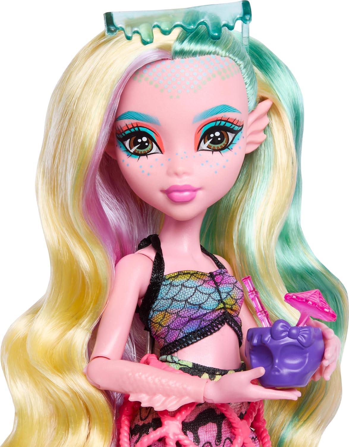 Лялька Monster High Lagoona Blue Scare-adise Island Snack Shack - фото 3