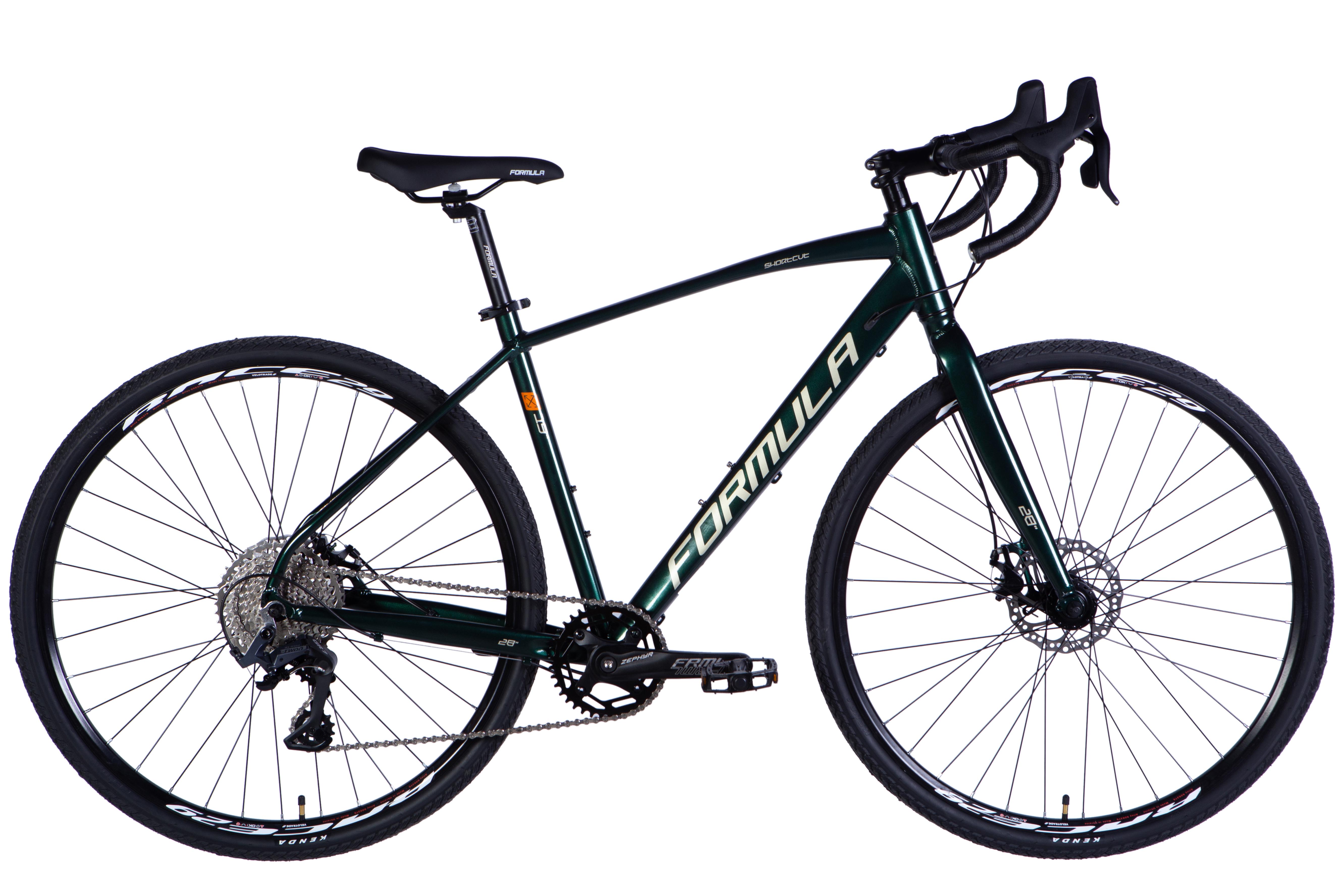 Велосипед Formula 2025 SHORTCUT DD CS AL 28" рама 19" Темно-зеленый (OPS-FR-28-038)