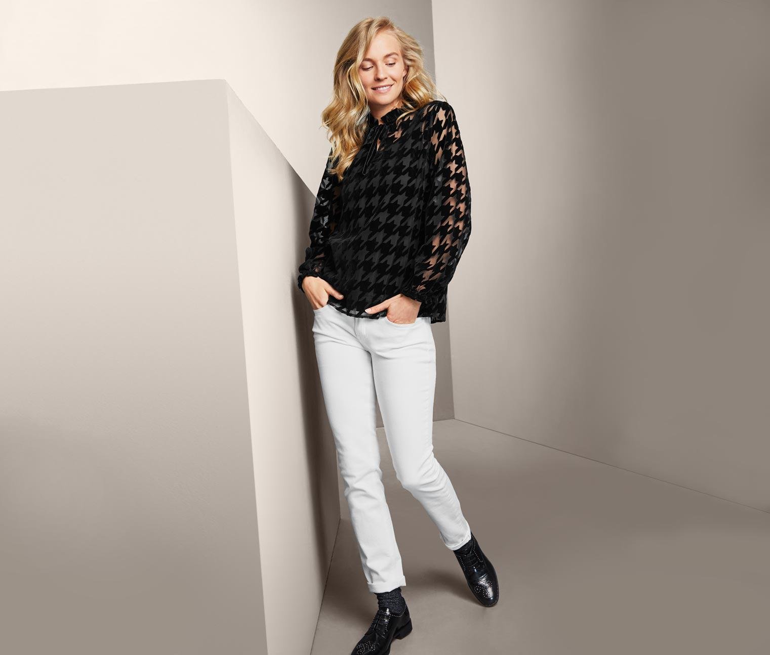 Блуза TCM Tchibo T1679163267 р. 42 Чорний (2642826432) - фото 3