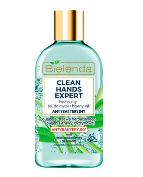Гель антибактериальный для мытья рук Bielenda Clean Hands Expert Antibacterial 100 г (X-1257)