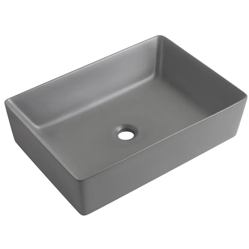 Раковина накладна MIXXUS Premium Quadro-0108 прямокутна 550x390 мм Gray (MP6652) Раковина накладна MIXXUS Premium Quadro-0108 прямокутна 550x390 мм Gray (MP6652)