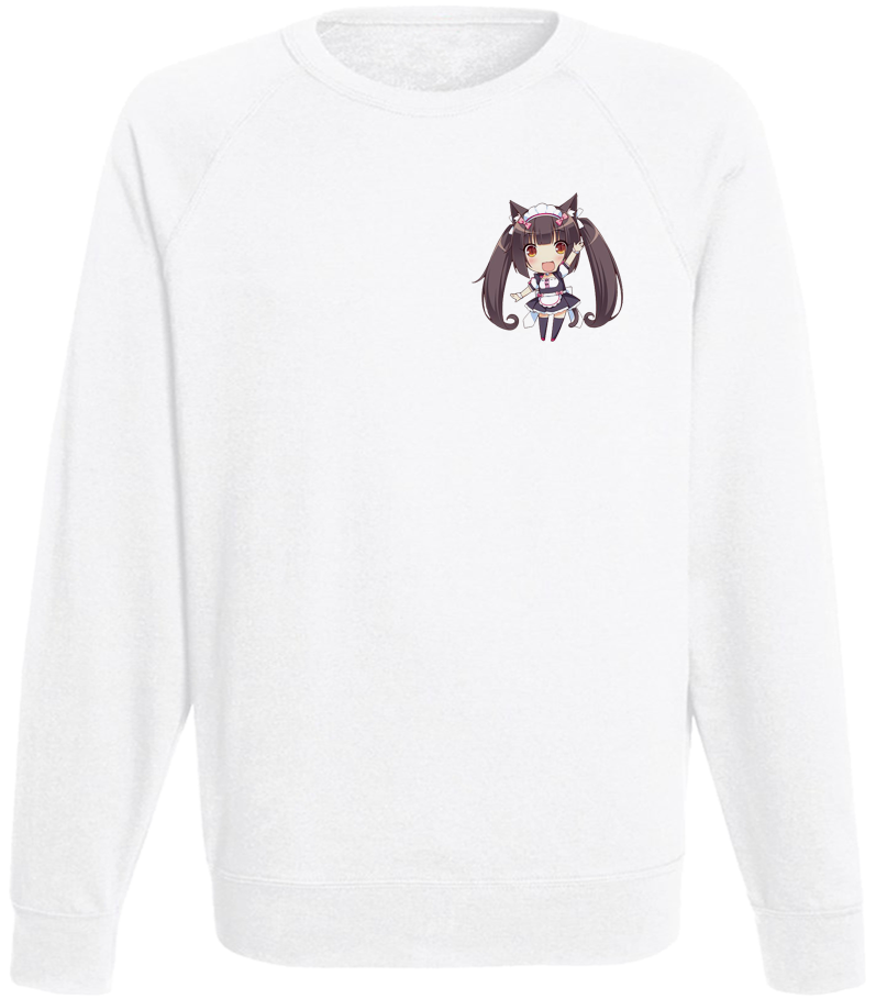 Свитшот Chocola Necopara chibi L Белый