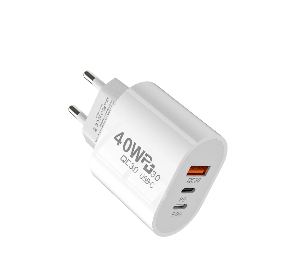 Зарядний пристрій Olaf USB C Power Delivery PD та Quick Charge 3,0 40 Вт (10697472) - фото 1