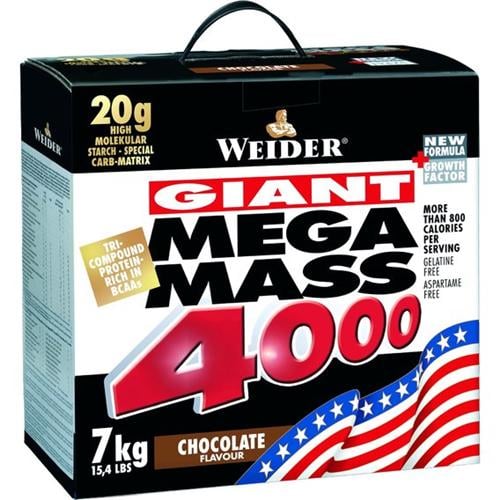 Гейнер Weider Giant Mega Mass 4000 7000 г 47 порций Chocolate