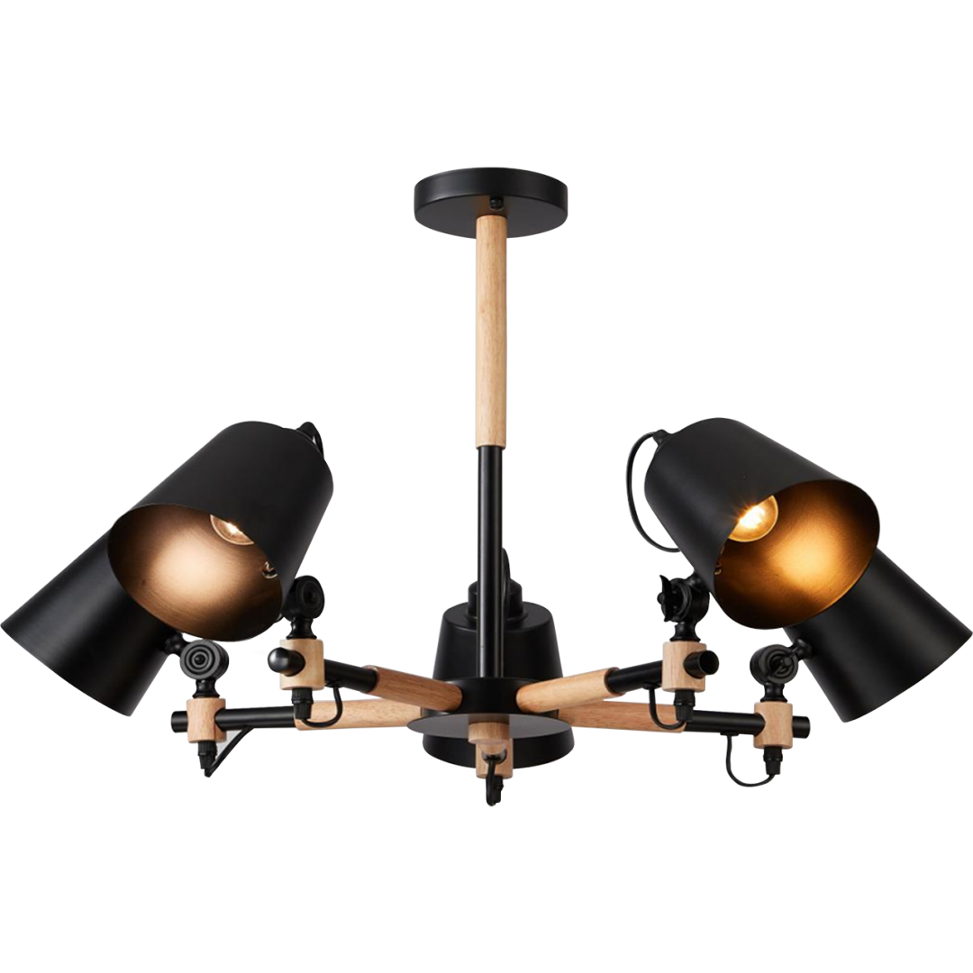 Люстра Loft LTR 5 BK E27 max 5х40 W Черный (V6939442478624)