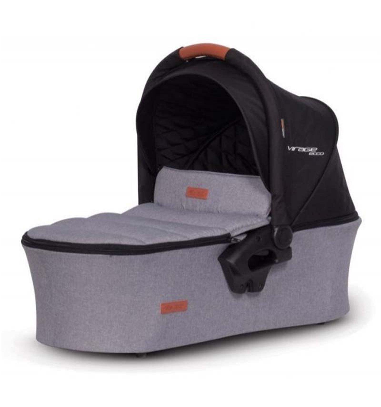 Люлька EasyGo Virage Ecco с ручкой для переноски Темно-серый