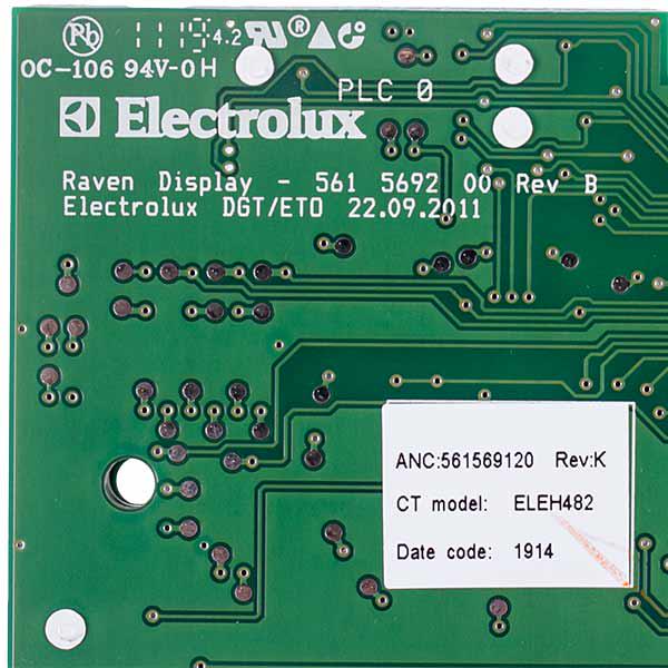 Плата управления сенсорная без прошивки для индукционной варочной панели Electrolux (56156912) - фото 2