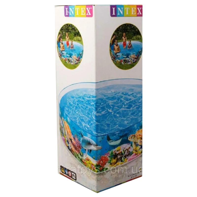 Бассейн каркасный детский Intex 244х46 см Коралловый риф (58472NP) - фото 2