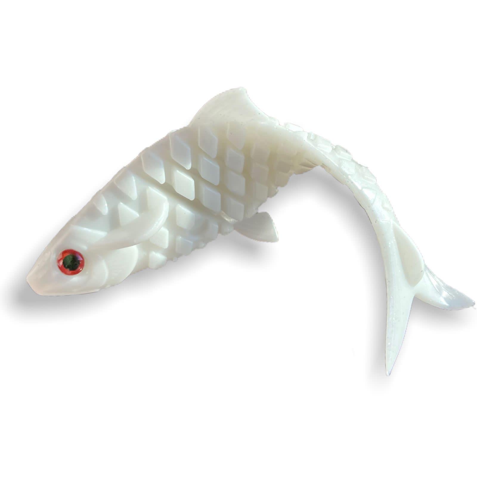 Приманки Big Baits Chebak 3D речная серия 4,0" 2 шт. # 110 Pearl (2406110)