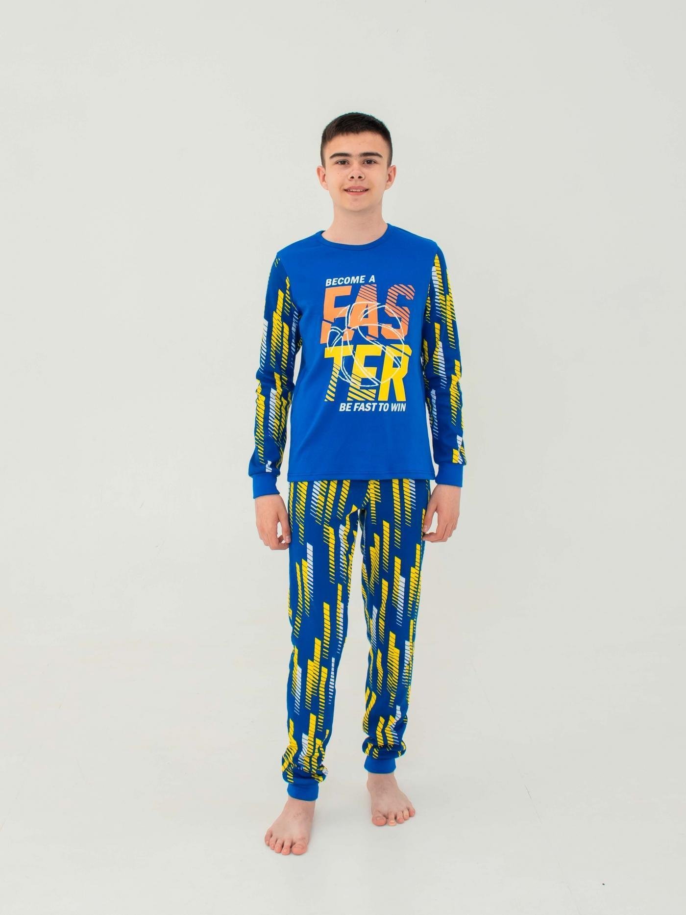 Пижама Smil 152 см Темно-синий/рисунок (104730)