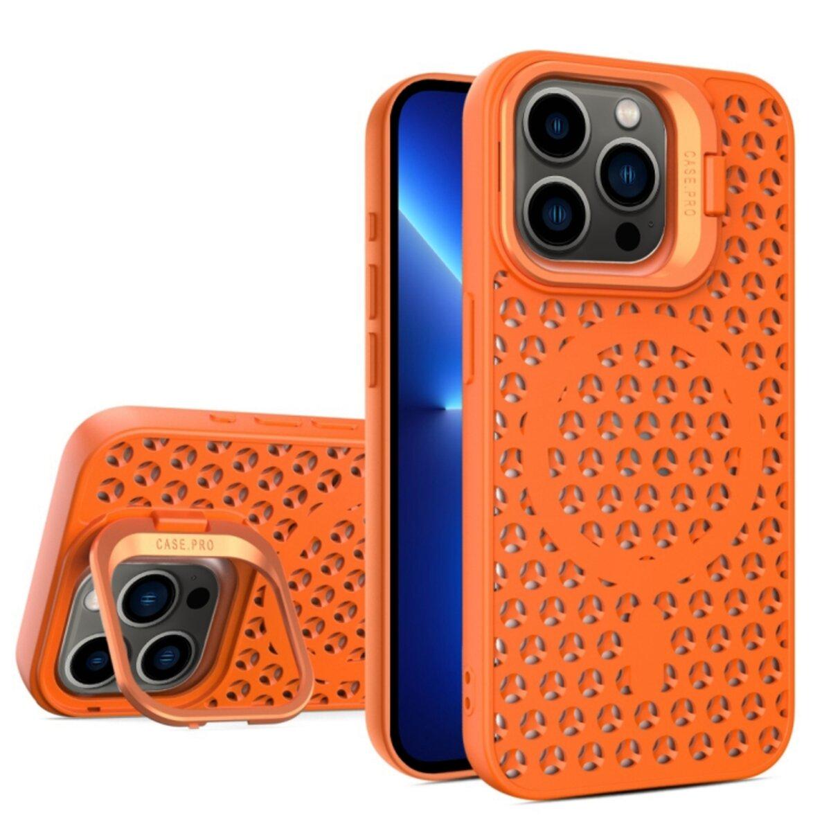 Противоударный чехол с подставкой Cosmic Grater Stand for Apple iPhone 13 Pro Orange