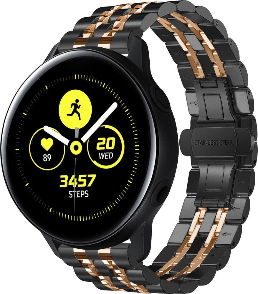 Браслет металлический Spinye Line для Galaxy Watch Active Black Pink (29026-51)