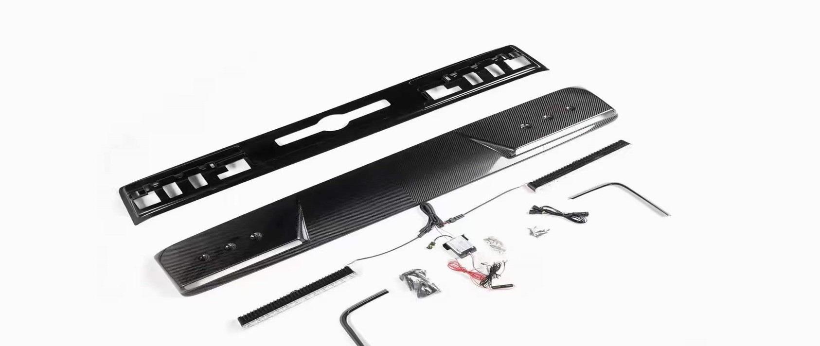 Козырек BRB-Design DDCarbon для Mercedes G сlass W463 2018-2024 гг. натуральный Карбон (157405)