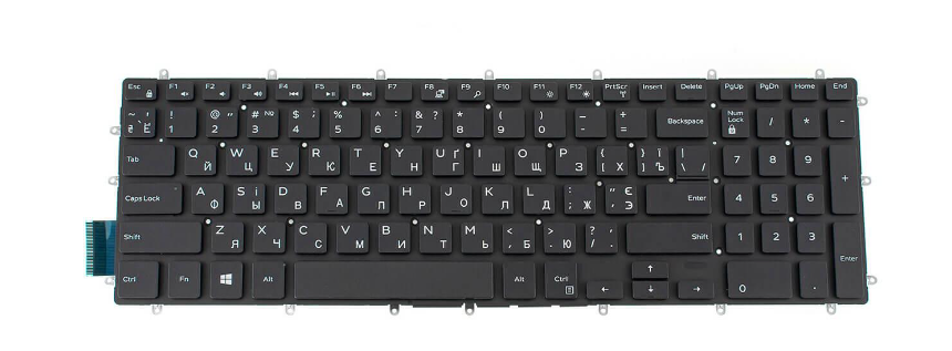 Клавиатура для ноутбука Dell Inspiron 5767 (0KX8XW)