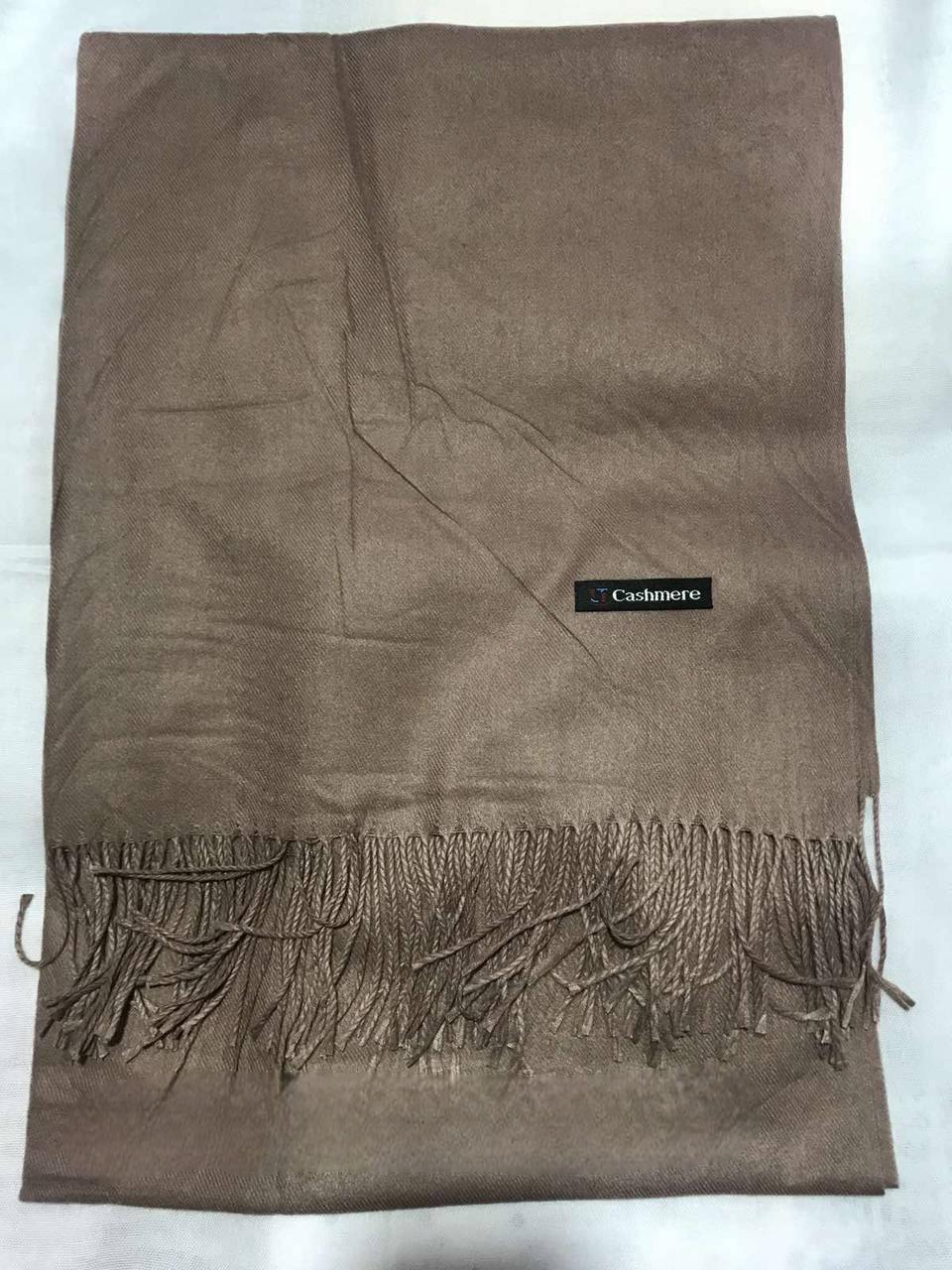 Шарф женский кашемировый Коричневый (ШарфКаш67)