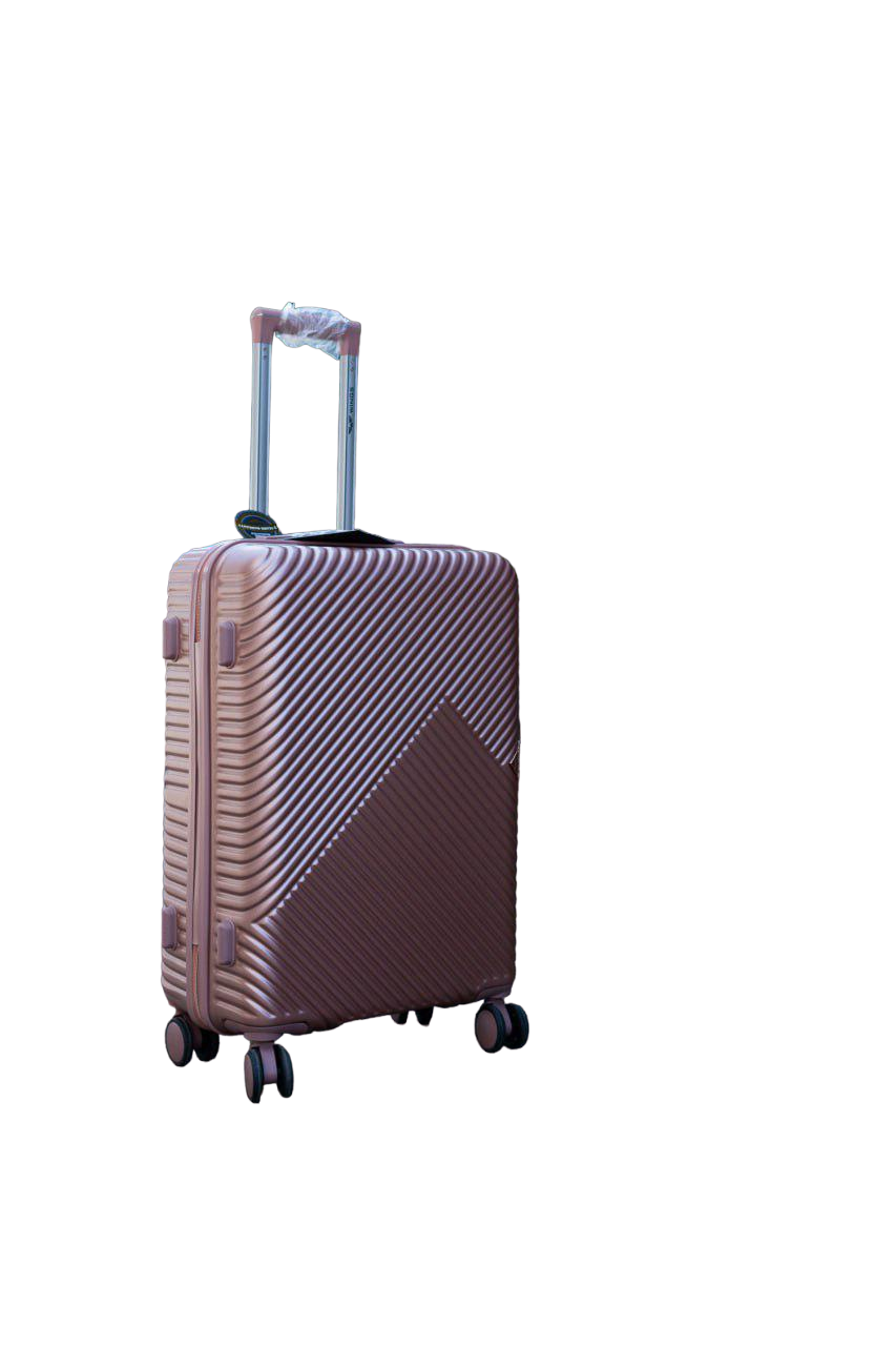 Чемодан пластиковый Wings WN-01 средний Розовое-золото (11880019) - фото 1 Чемодан пластиковый Wings WN-01 средний Розовое-золото (11880019) - фото 1