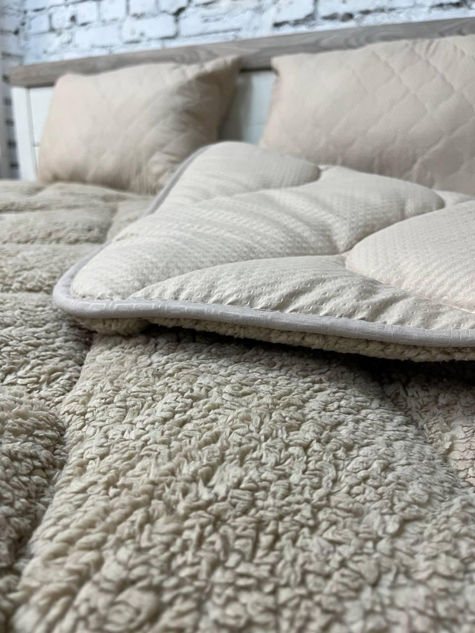 Одеяло меховое полуторное 155х210 см Бежевый (22936468) - фото 6 Одеяло меховое полуторное 155х210 см Бежевый (22936468) - фото 6