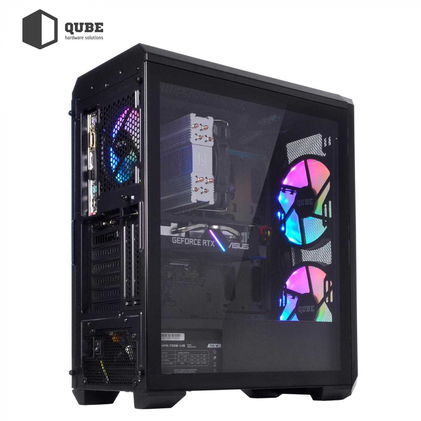 Системный блок QUBE Игровой QB Ryzen 5 5600X RX 6800 16GB 1642 - фото 13