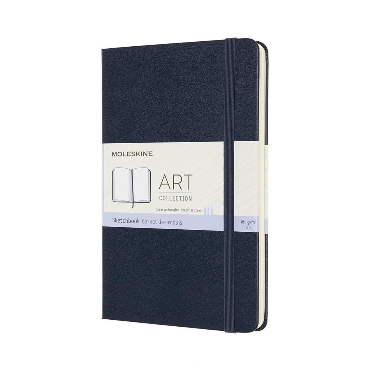 Блокнот Moleskine Art медиум 11,5х18 см для набросков Сапфир