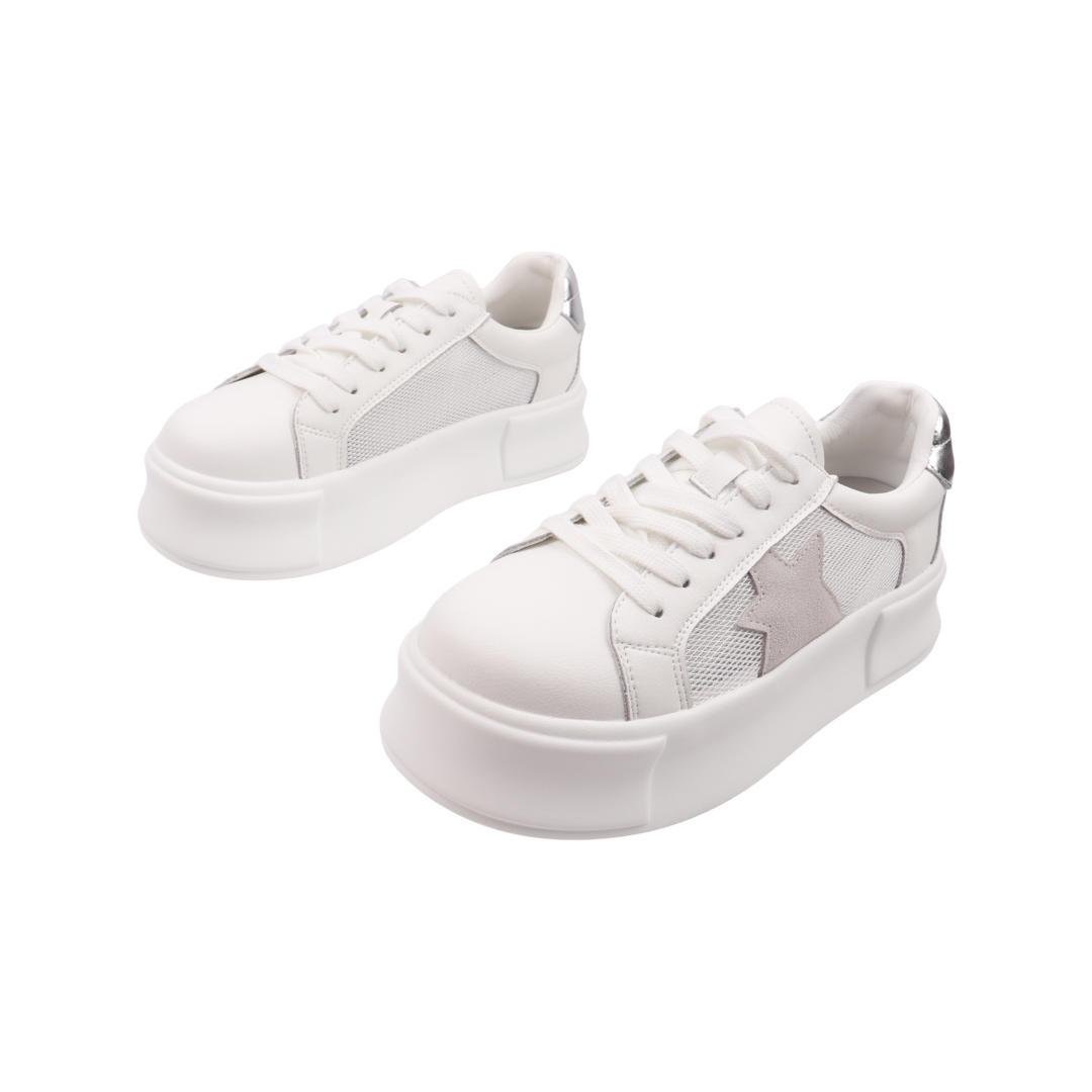 Кеди жіночі Vikonty зі шкіри р. 40 Білий (356-22LTCPF) - фото 5