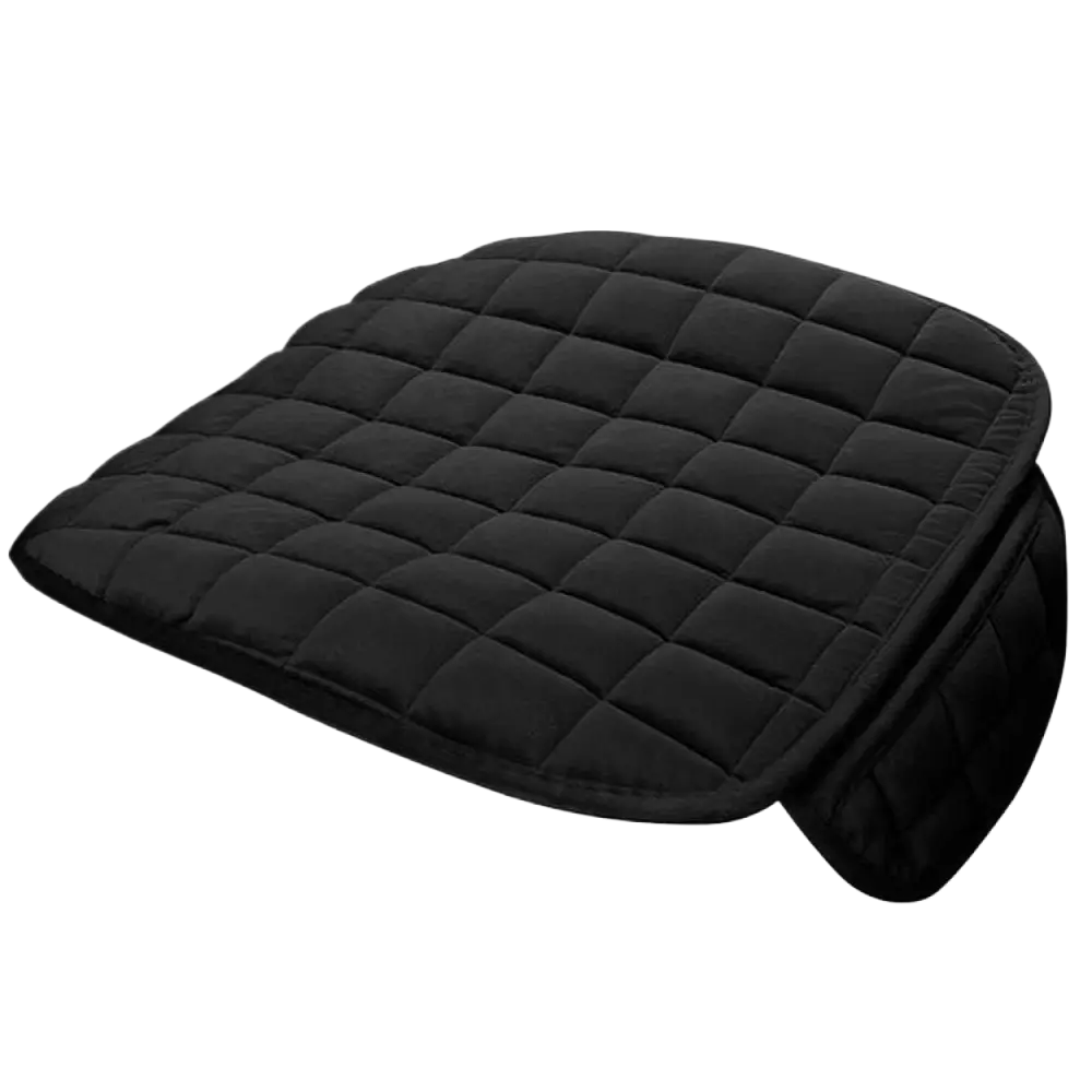 Подушка-накидка автомобильная из мягкого велюра 50×50 см Черный (R9372) Подушка-накидка автомобильная из мягкого велюра 50×50 см Черный (R9372)