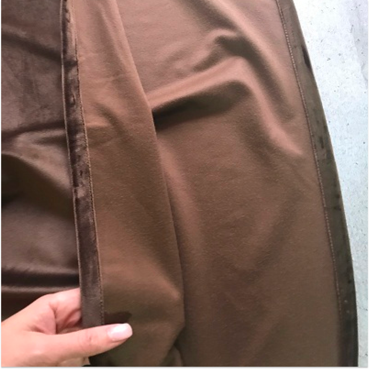 Тканина велюр Mebellini Альтаміра 145 см Шоколад (MTEP2000-012) - фото 2