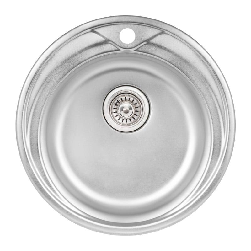 Мойка кухонная Q-tap D510 Micro Decor 0,8 мм (QTD510MICDEC08)