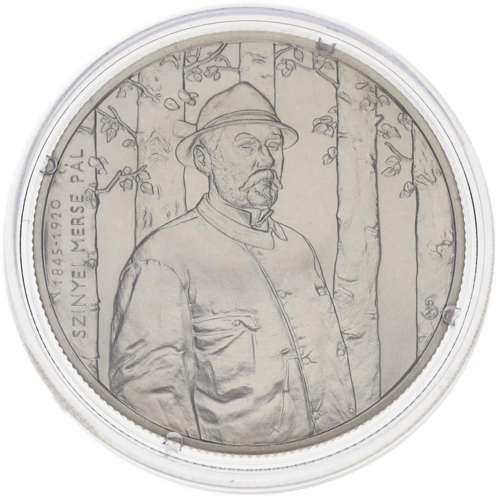 Коллекционная монета Венгрия 2000 форинтов 2020 UNC Художник Пал Синьеи-Мерше Воздушный шар (М14383)
