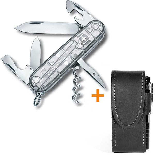 Комплект нож Victorinox Spartan SilverTech 1.3603.T7/чехол с фонариком - фото 9