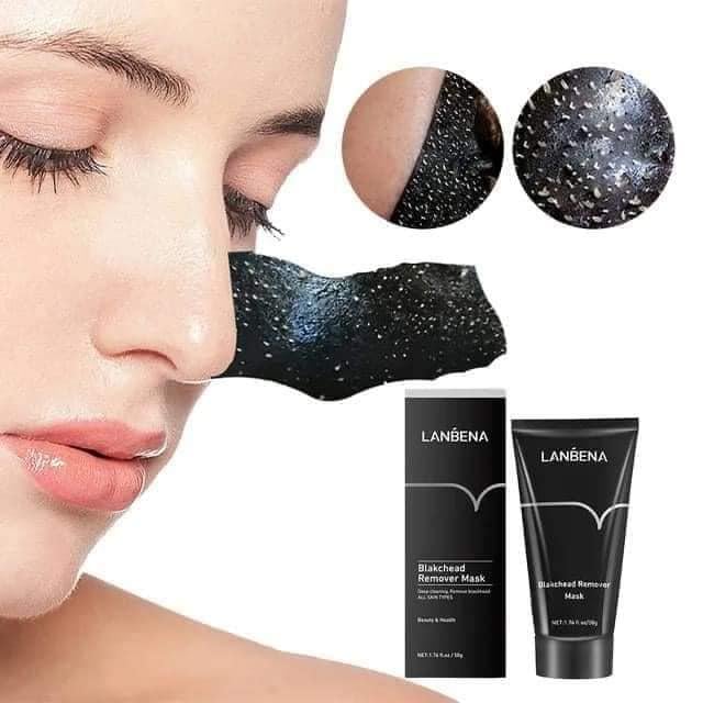 Маска-плівка LANBENA Bamboo Blackhead Remover Mask для видалення вугрів та чорних крапок з колагеном 50 г (19320953) - фото 5