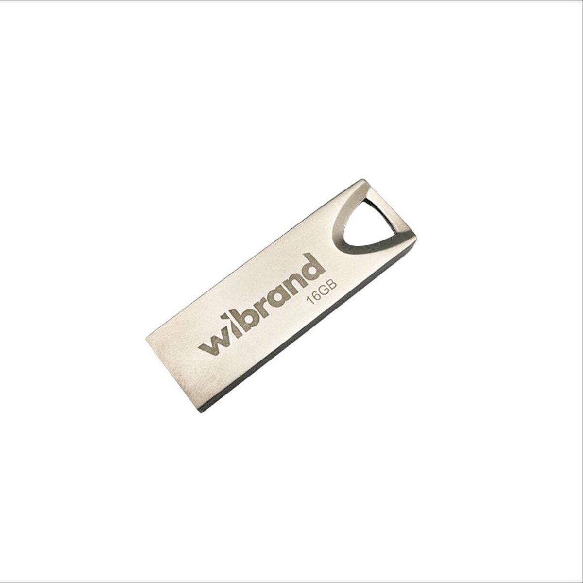 Флеш память флешка Wibrand Taipan 16 GB USB 2.0 Silver (WI2.0/TA16U2S)