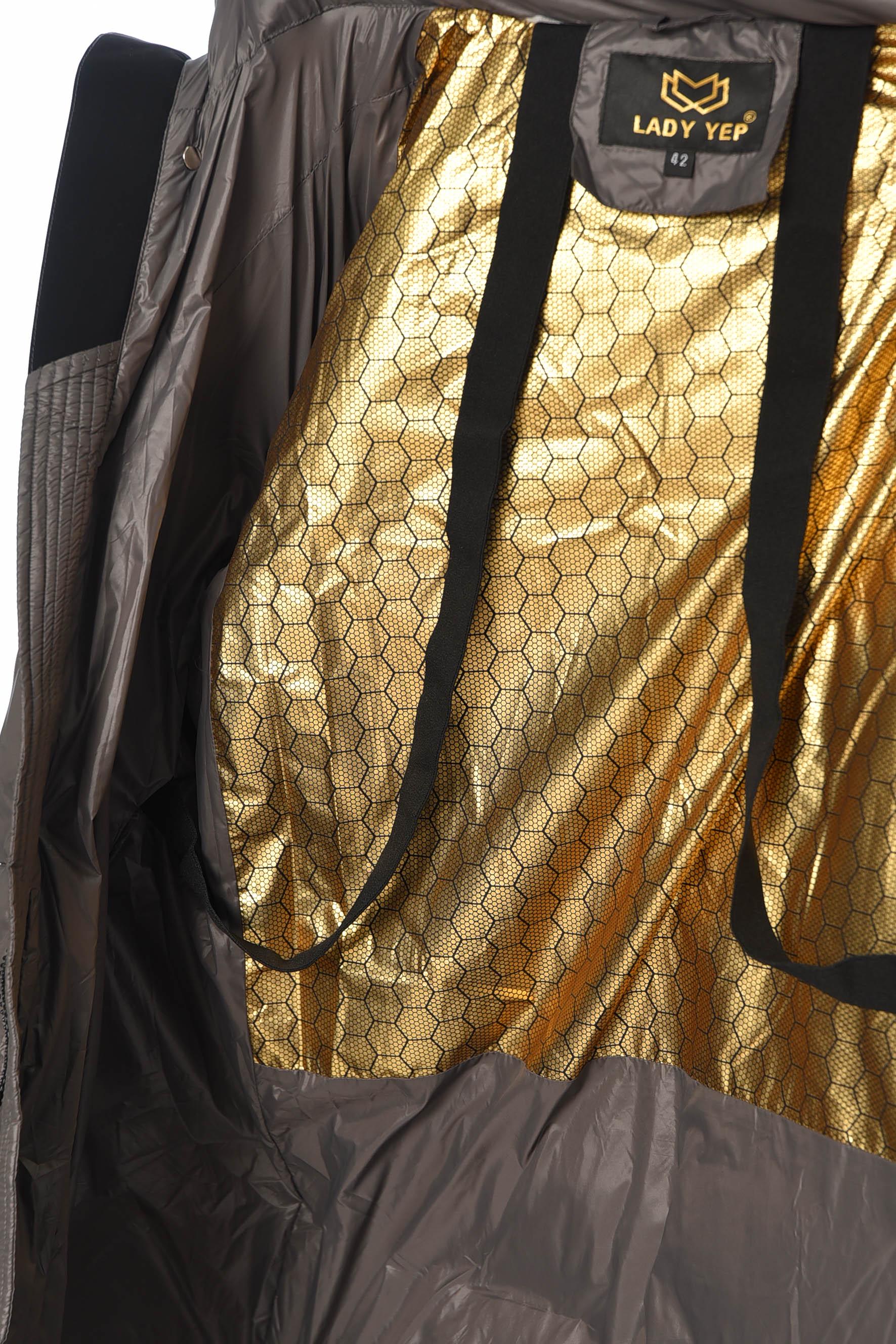 Куртка женская удлиненная еврозима M Темно-серый (195801) - фото 6 Куртка женская удлиненная еврозима M Темно-серый (195801) - фото 6