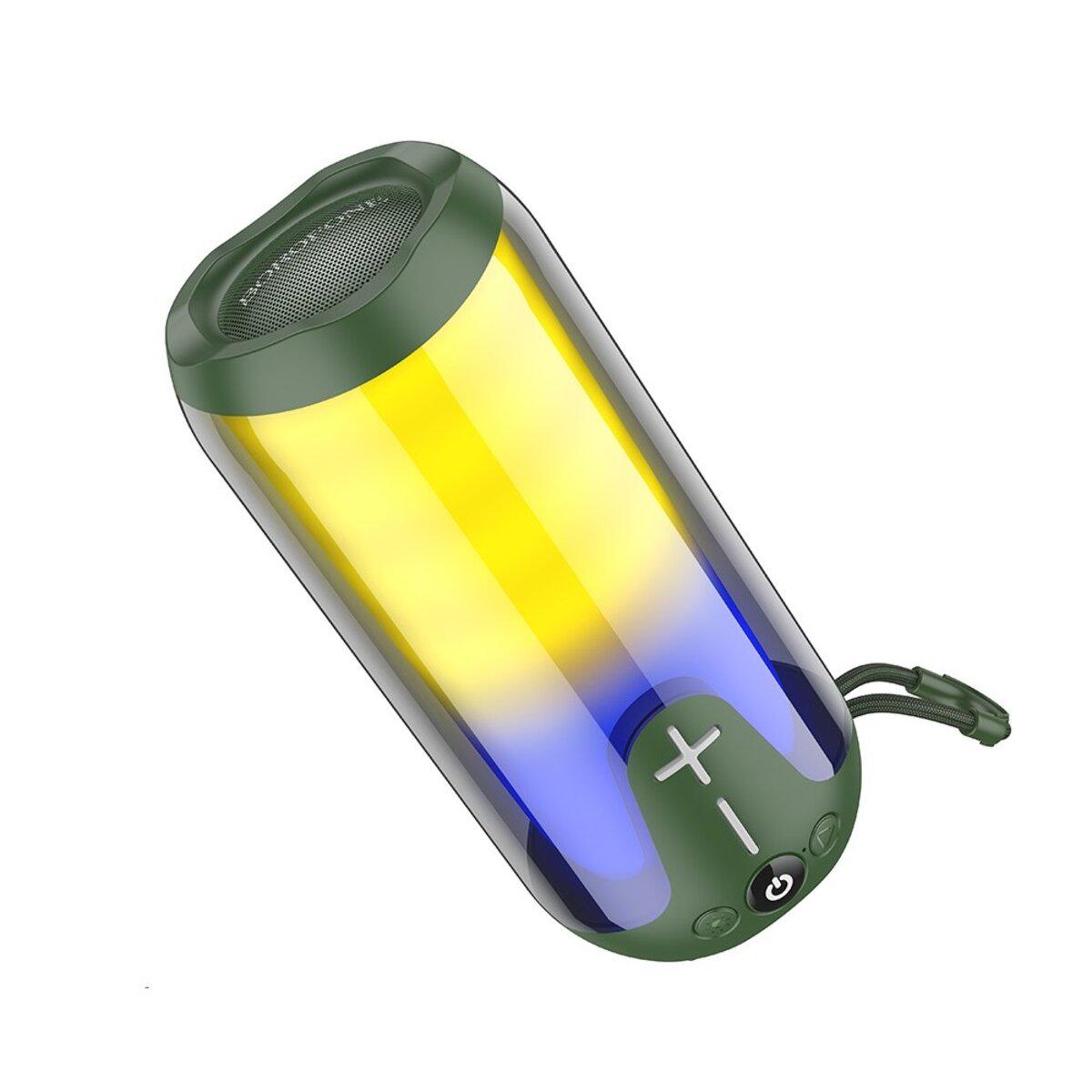 Портативная колонка Borofone BR33 Pulse color sports BT speaker 600 mAh Dark Green (19100344) - фото 1