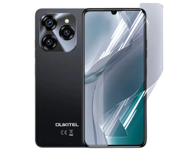 Противоударная гидрогелевая пленка Hydrogel Film для Oukitel C50, Transparent