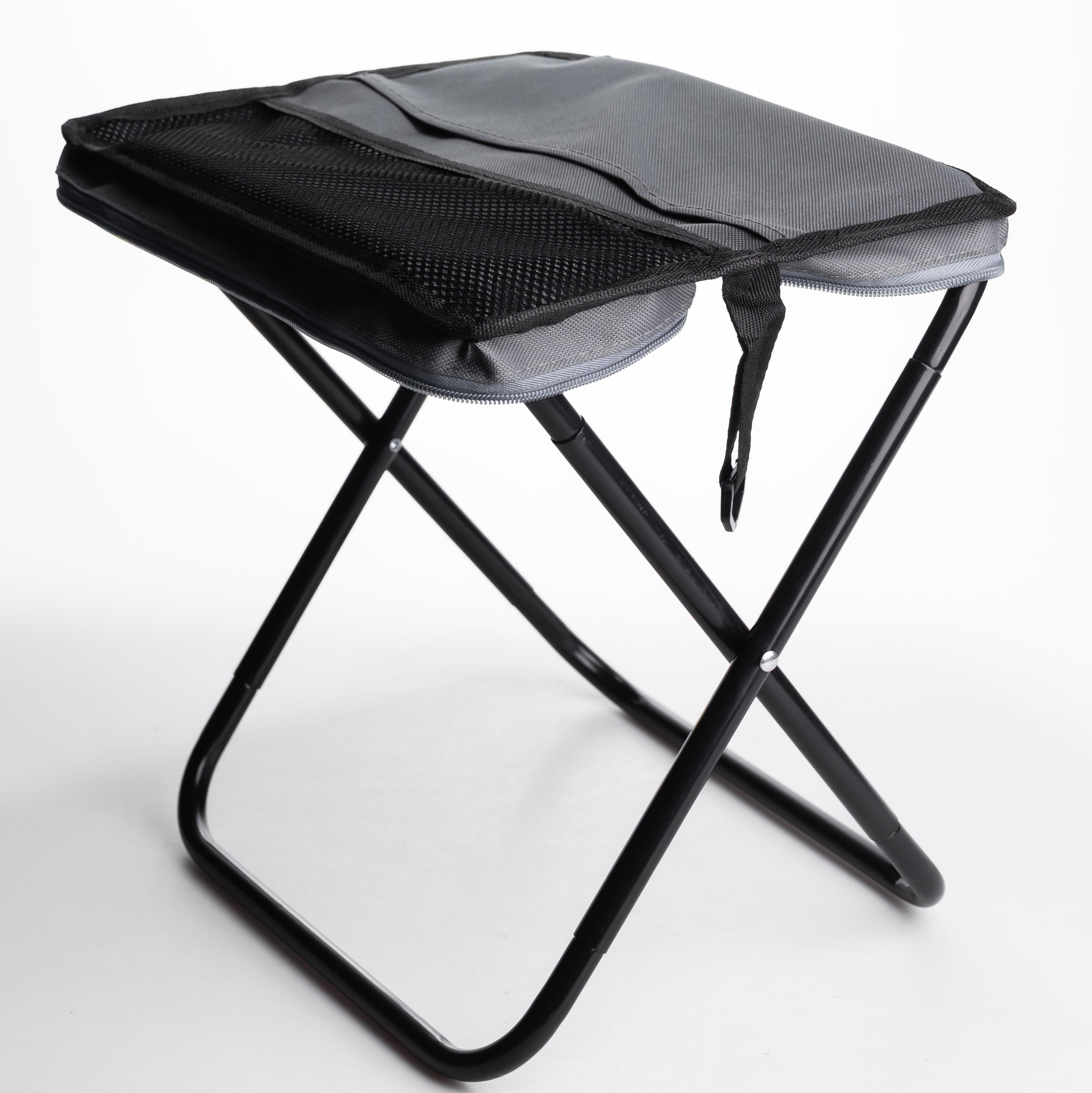 Стул туристический раскладной с чехлом 33х26х33 см (SJ-0131)