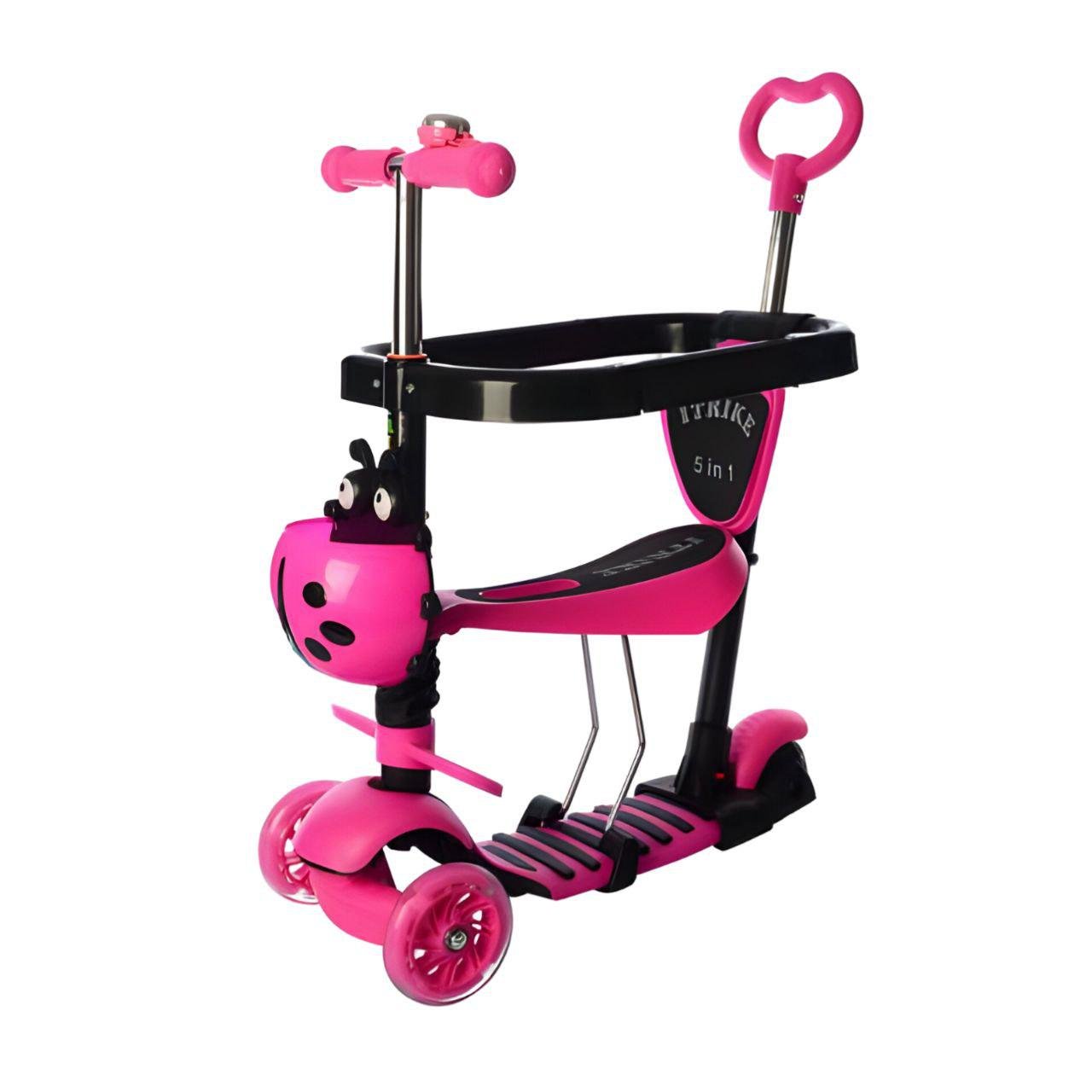 Самокат JR 3-027-P Рожевий Самокат JR 3-027-P Рожевий