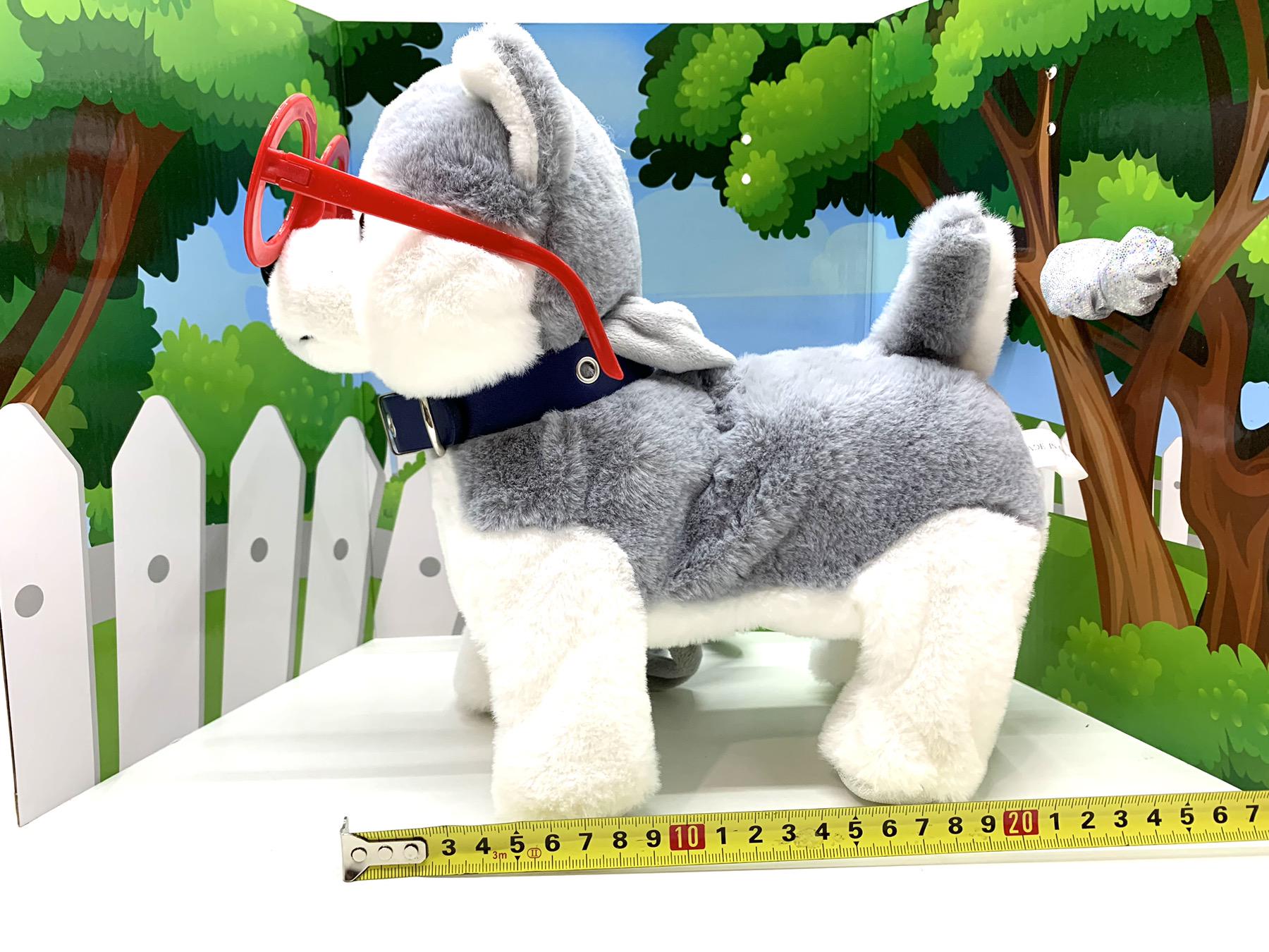 Собачка інтерактивна TK Group Кращий друг повідець з кнопкою/озвучено українською мовою Сірий (C43980) - фото 4 Собачка інтерактивна TK Group Кращий друг повідець з кнопкою/озвучено українською мовою Сірий (C43980) - фото 4