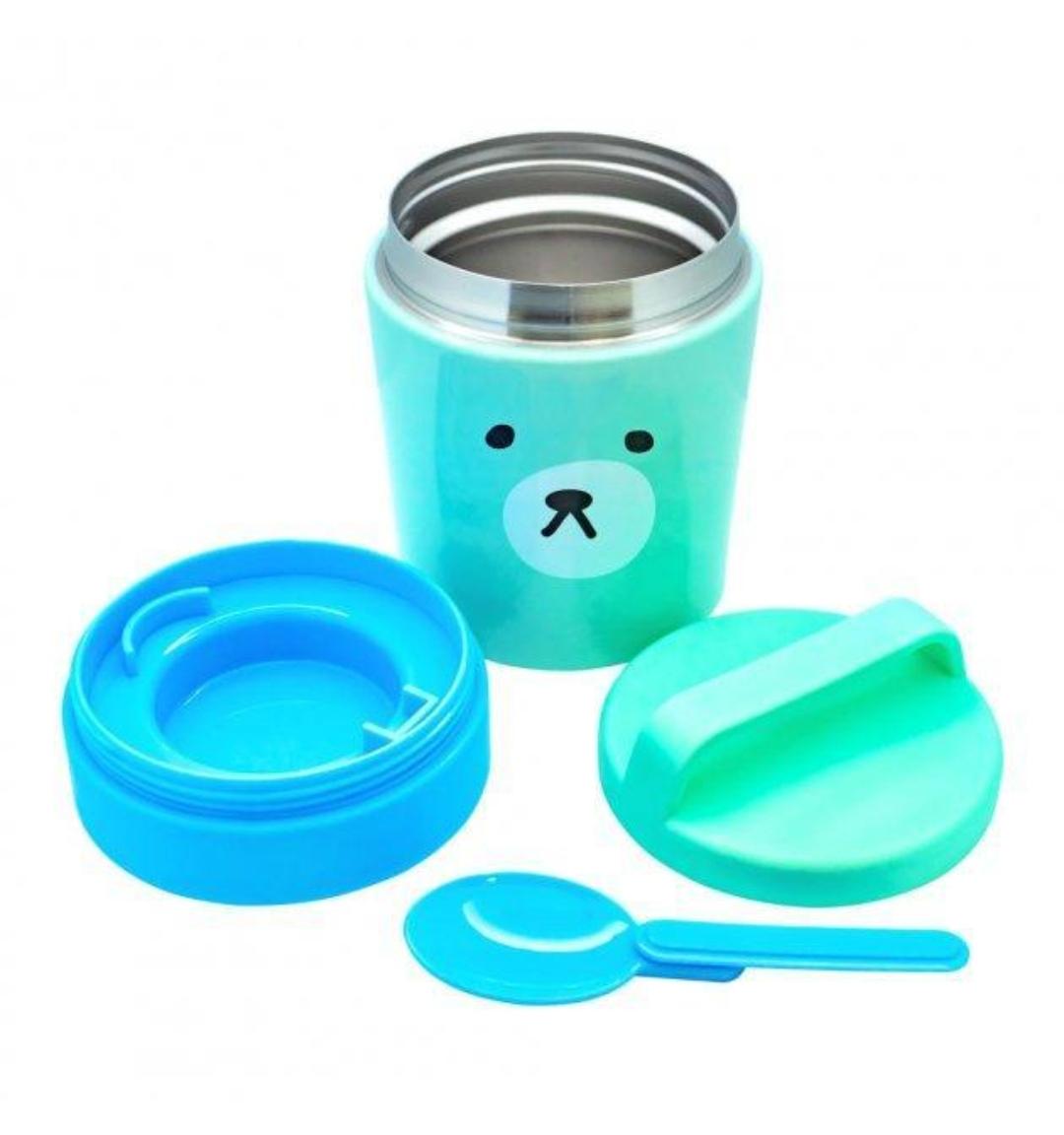 Термос пищевой A-PLUS нержавеющая сталь 350 мл Бирюзовый (17887946) - фото 2