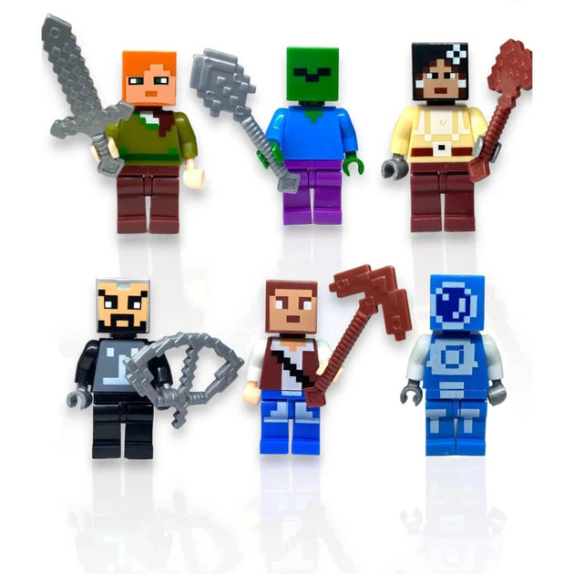 Конструктор магнітний Міст пригод у стилі Minecraft 251 ел. (25906023)