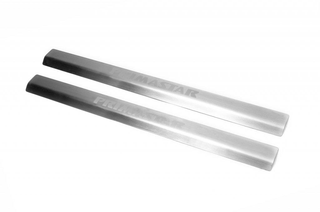 Пороги на карниз Laser-style Digital Designs для Nissan Primastar 2002-2014 гг. нержавеющая сталь Хром