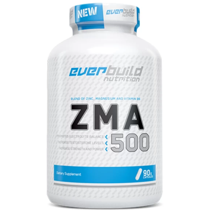 Цинк Магний и витамин В6 EverBuild Nutrition ZMA 500 90 капсул
