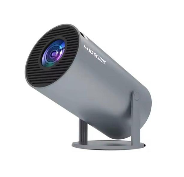 Проектор 4к для просмотра фильмов Led Android с Wifi Pro HD Серый (HY300)