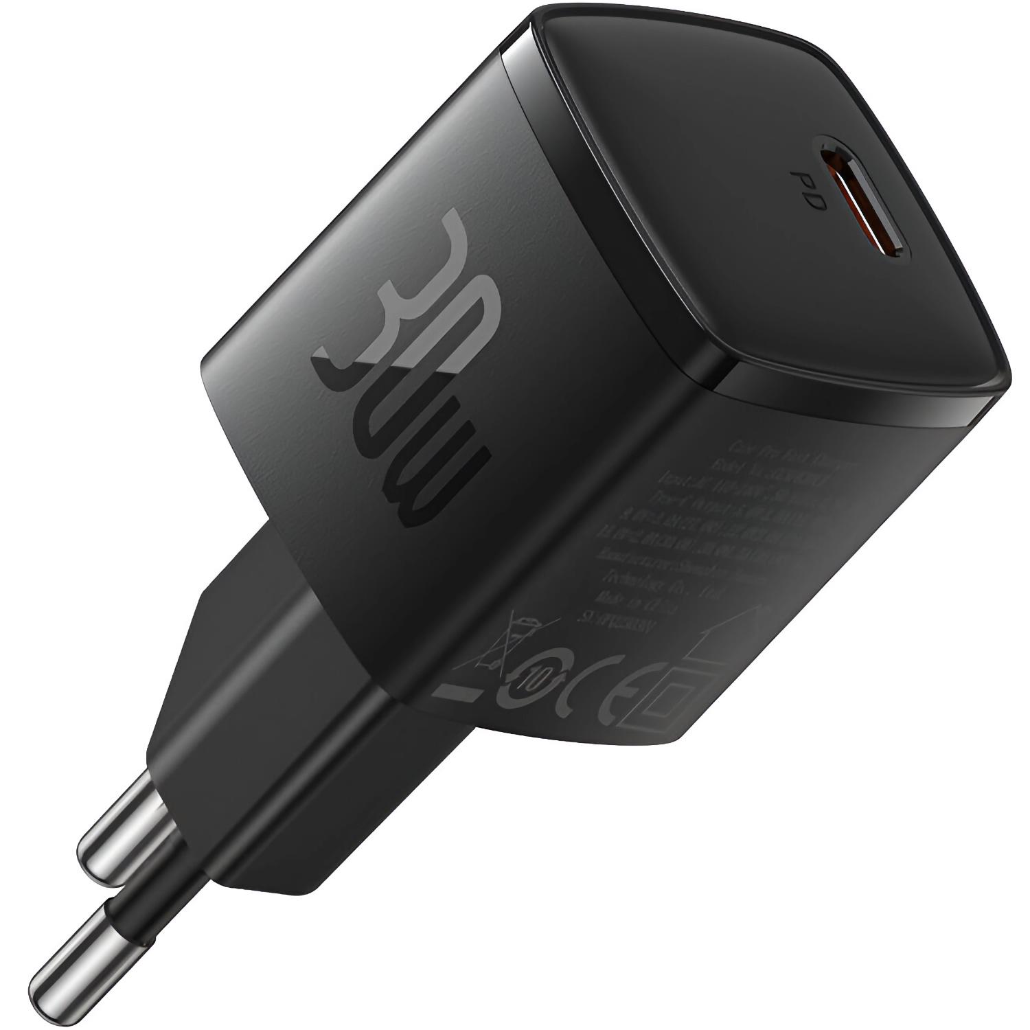 Зарядний пристрій мережевий BASEUS Cube Pro Fast Charger 1C 30W CCXF000301 Black
