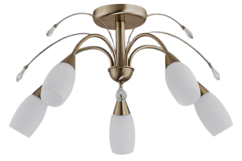 Люстра Alfa Baster сучасна Gold (22815)