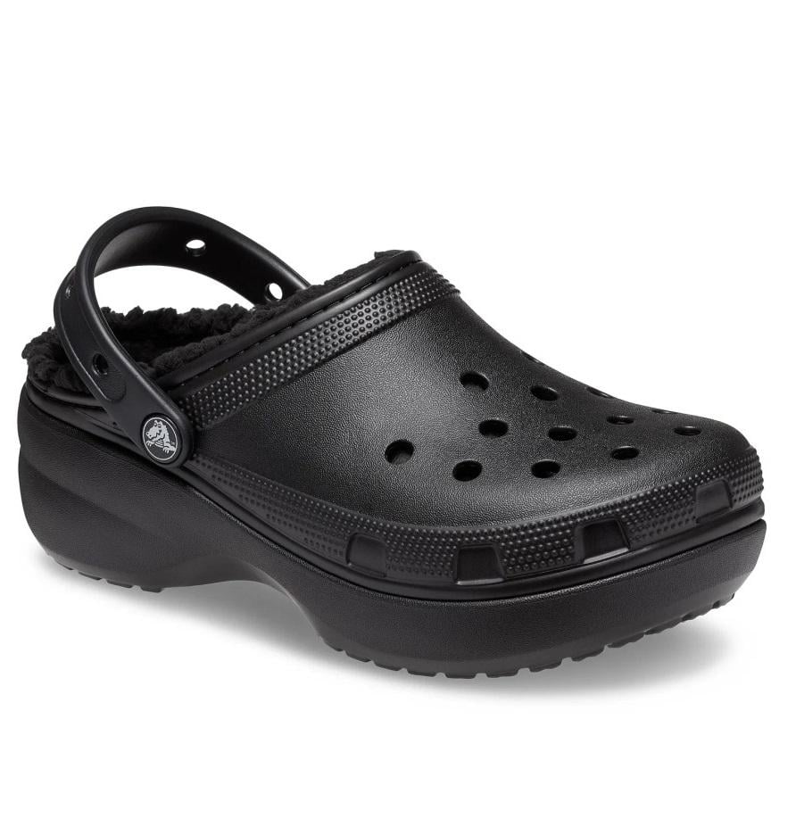 Сабо Crocs Classic Platform Lined Clog M5 р. 37/24 см Black (20566514) - фото 3