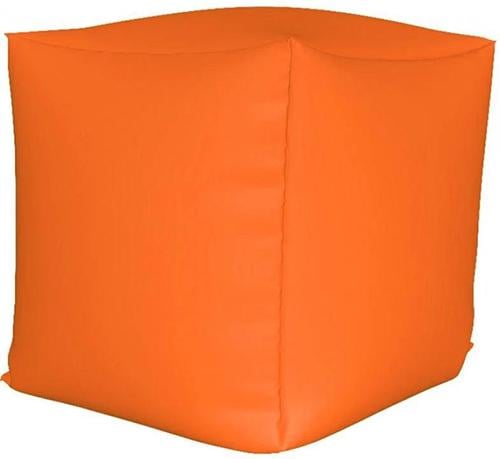 Крісло пуф куб D45 см Помаранчевий (31270-Нов)