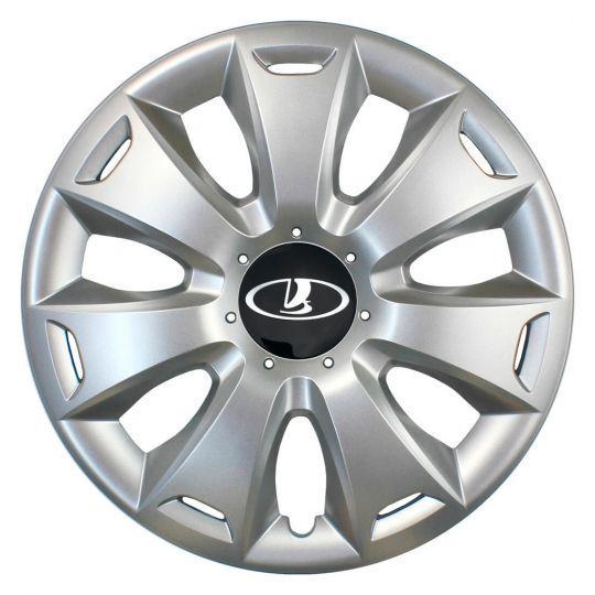 Автомобильные колпаки SKS 417 R16 с логотипом Lada 4 шт. Серебристый