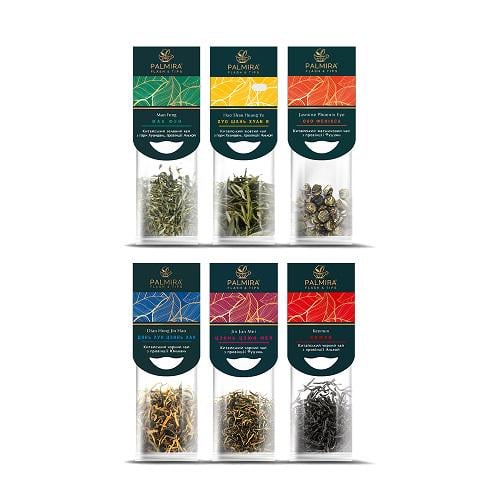 Набір чаю дегустаційний Palmira Асорті Flash&Tips T-cup 6 саше по 2,4 г